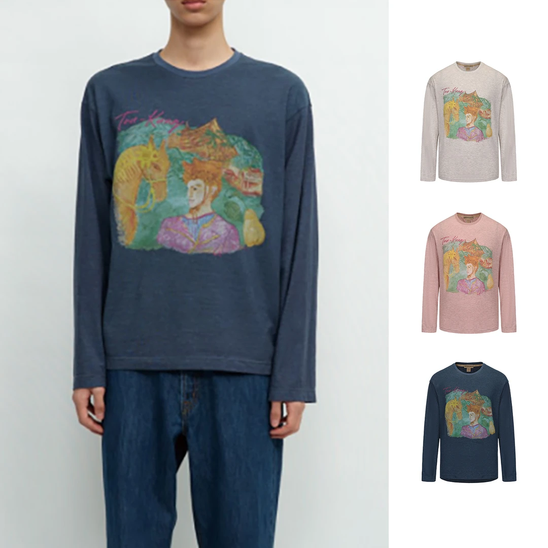 GARCON BY GARCON设计师品牌汉麻大同少年牦牛毛长袖T恤DY5G01003