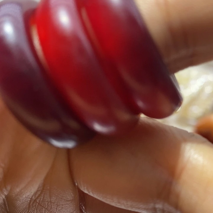 大果紫檀（缅甸花梨）全血戒指mm