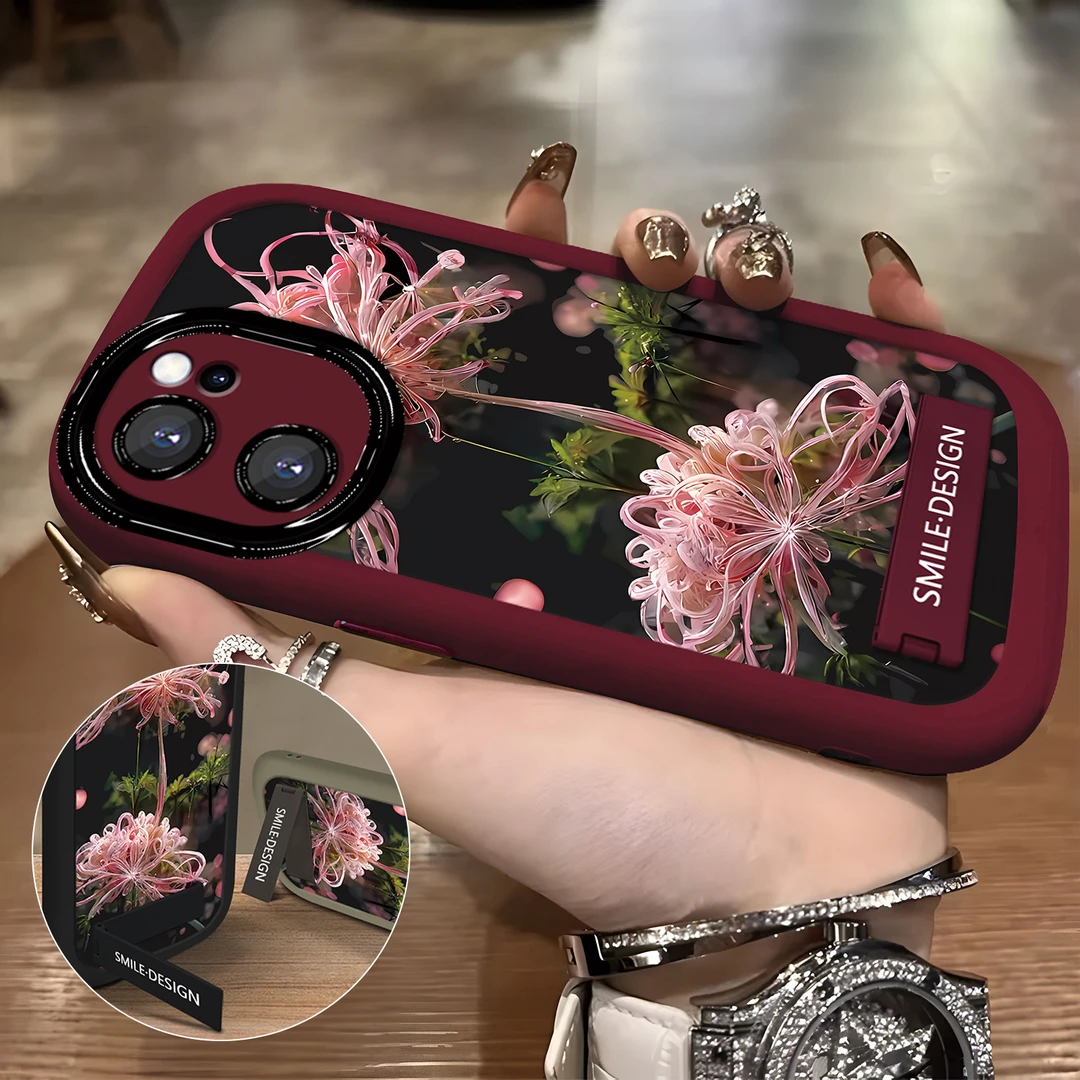 适用于【OPPO】Reno7新款创意时尚花卉潮流防摔手机壳