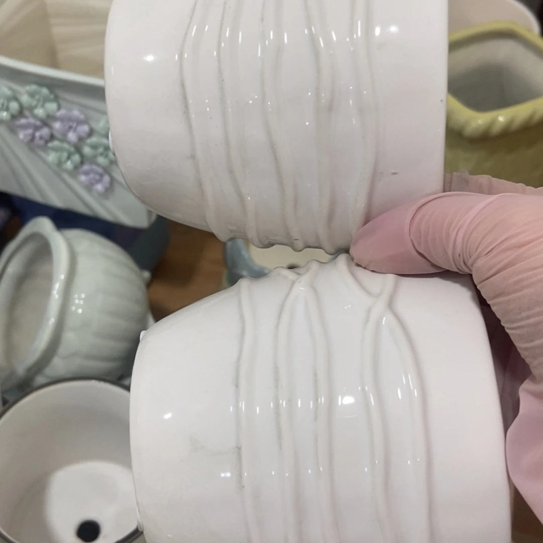 红陶高温陶瓷花盆