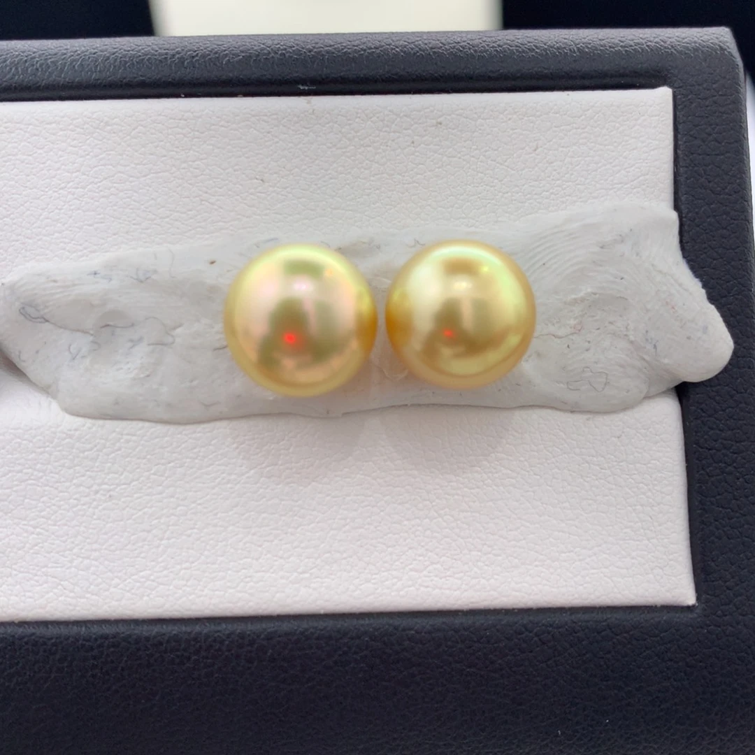 未镶嵌裸珠定制海水珍珠10.2-10.3炫到没朋友浓茶金