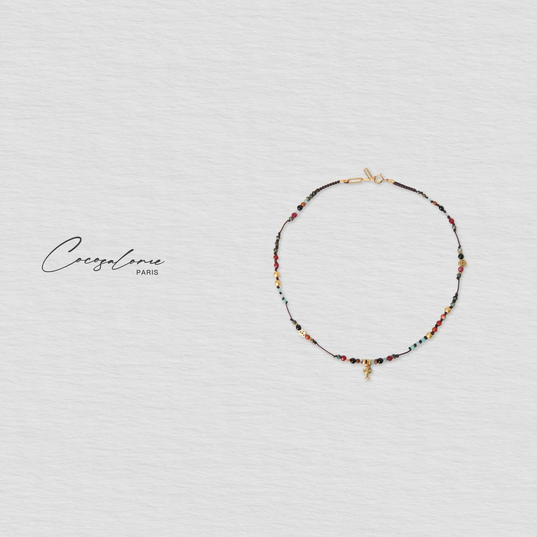 铜布艺项链 项链COCO SALOME｜韩彬彬"小彩链"骑士风骨链6068-15