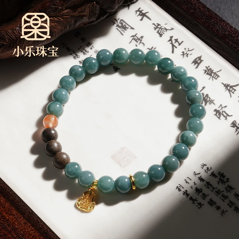 高级翡翠单圈中性风手链多样性发一-10750