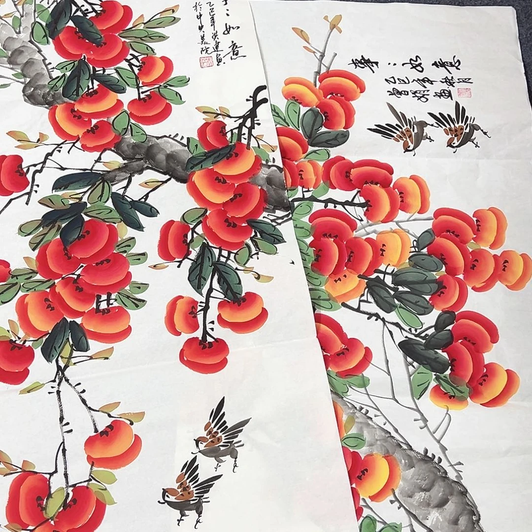 国画事事顺心顺遂顺顺利