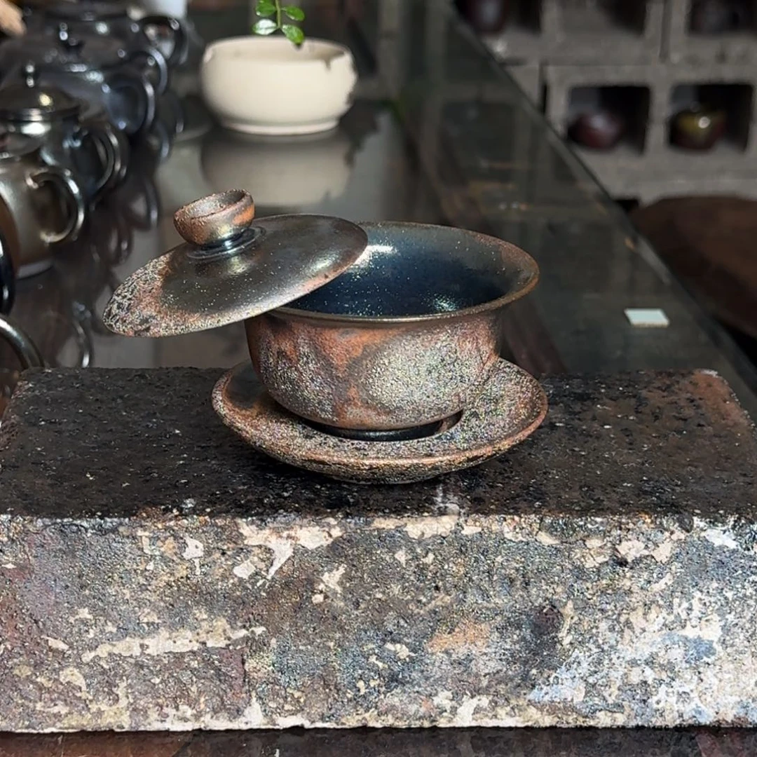 爱***叔建水紫陶柴烧茶具