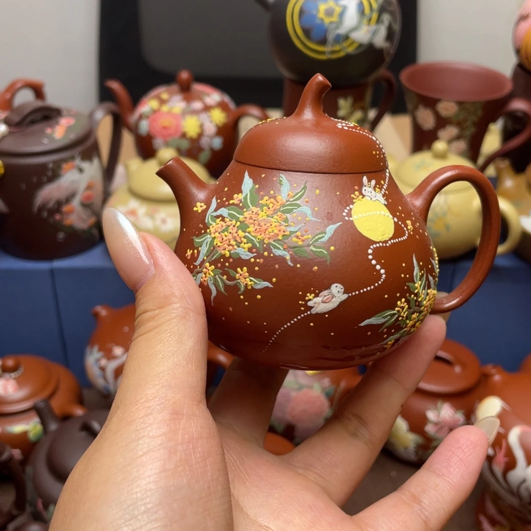 九***狐茶杯紫砂紫砂主人杯160cc