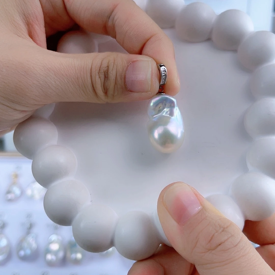 淡水珍珠吊坠(不含链)未镶嵌