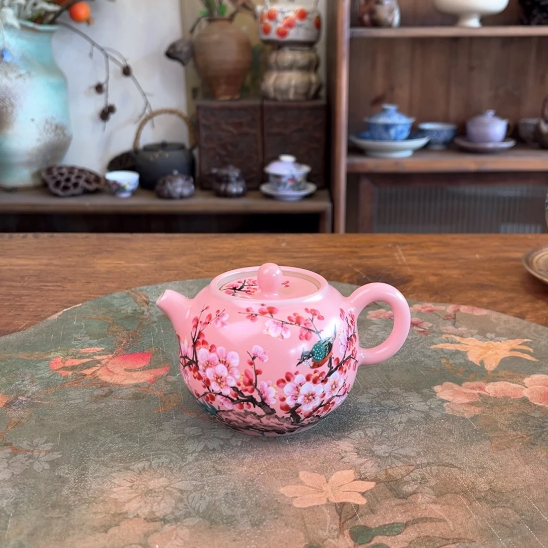 杯柴烧手工手绘陶瓷