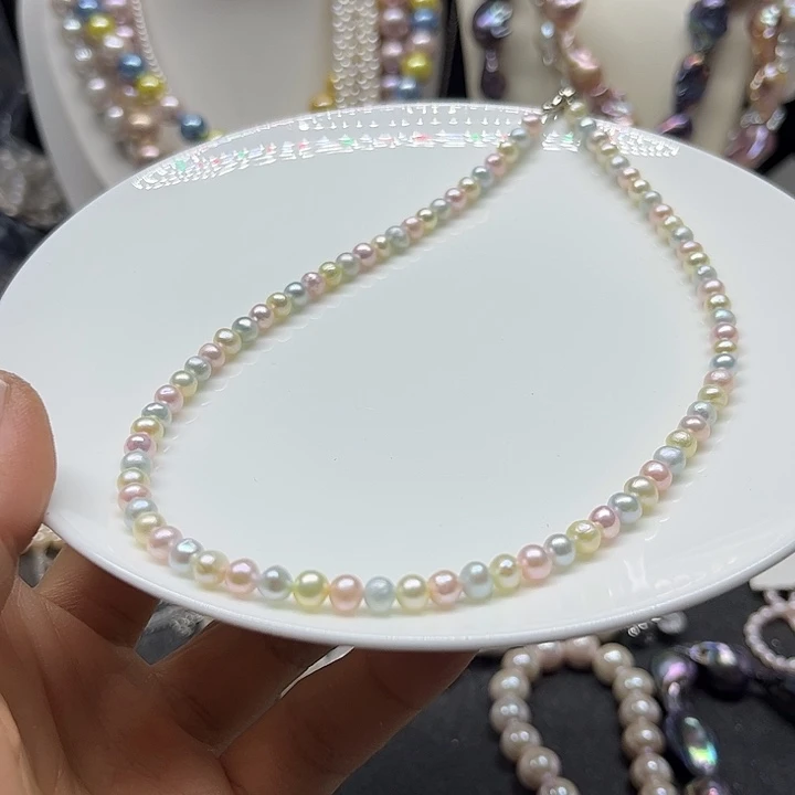 淡水珍珠未镶嵌颈饰