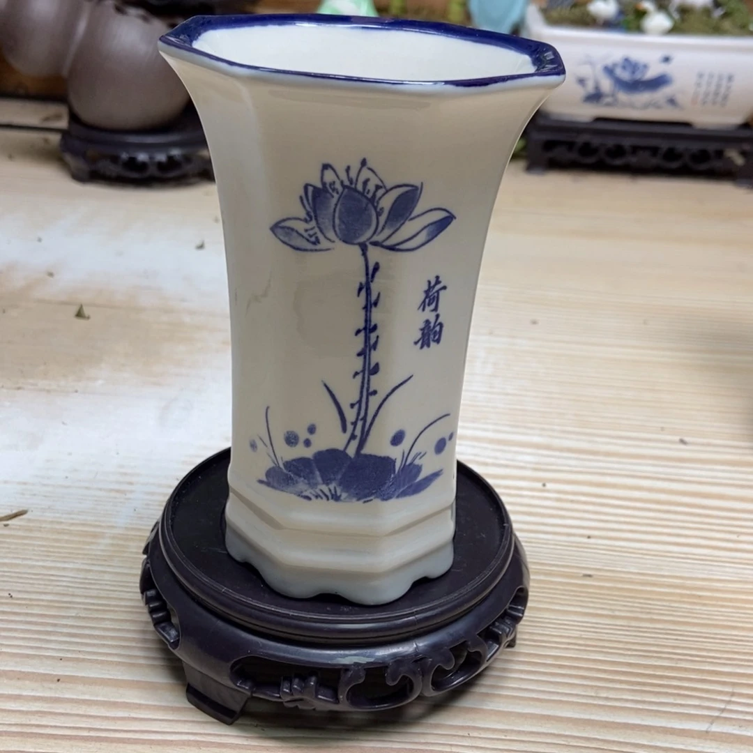 瓷片陶瓷花盆陶瓷艺术