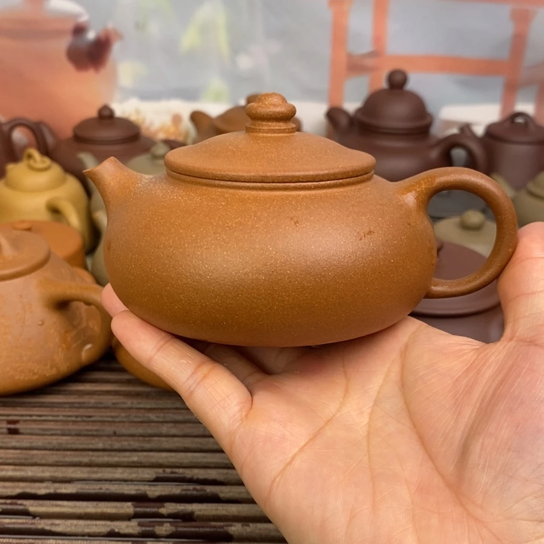 紫砂茶壶200ccccc黄降坡寒江