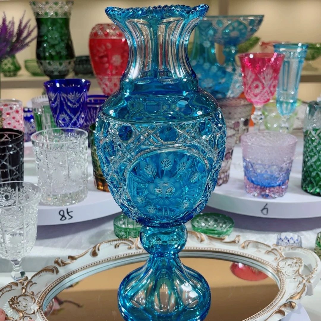 平底款水晶玻璃-梅森美人瓶