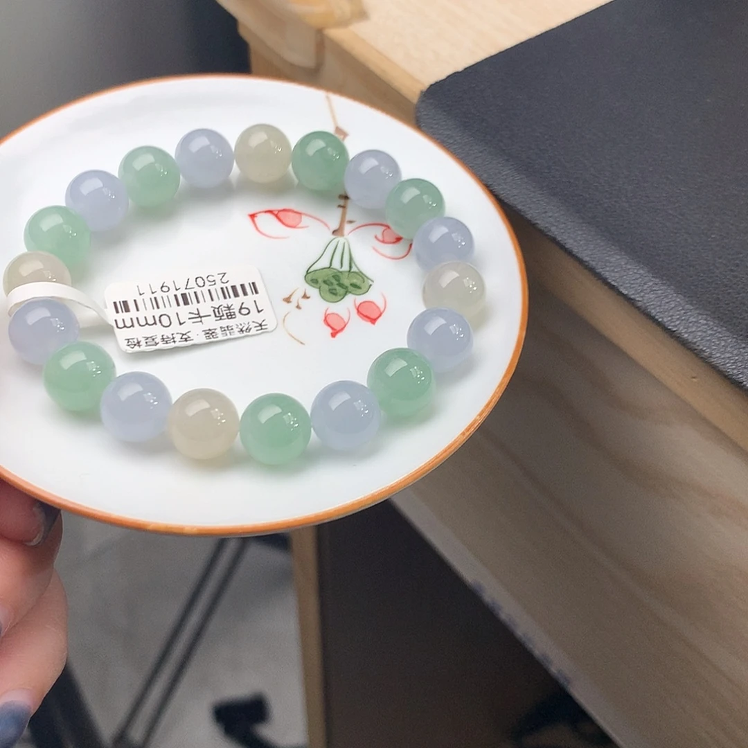 翡翠未镶嵌手链翡翠d2561卡10