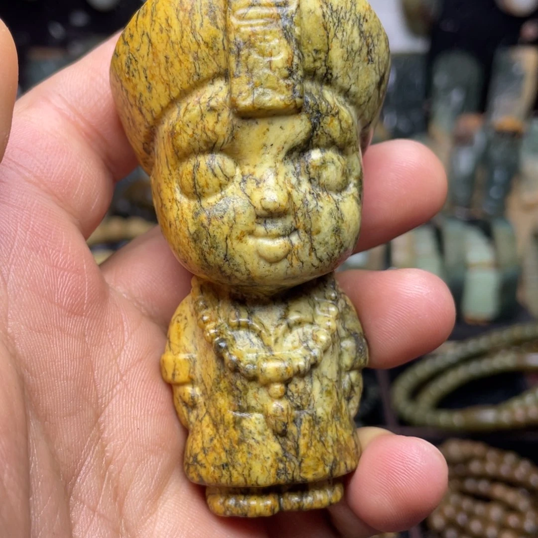 岫岩河磨玉（透闪石质玉）未镶嵌颈饰