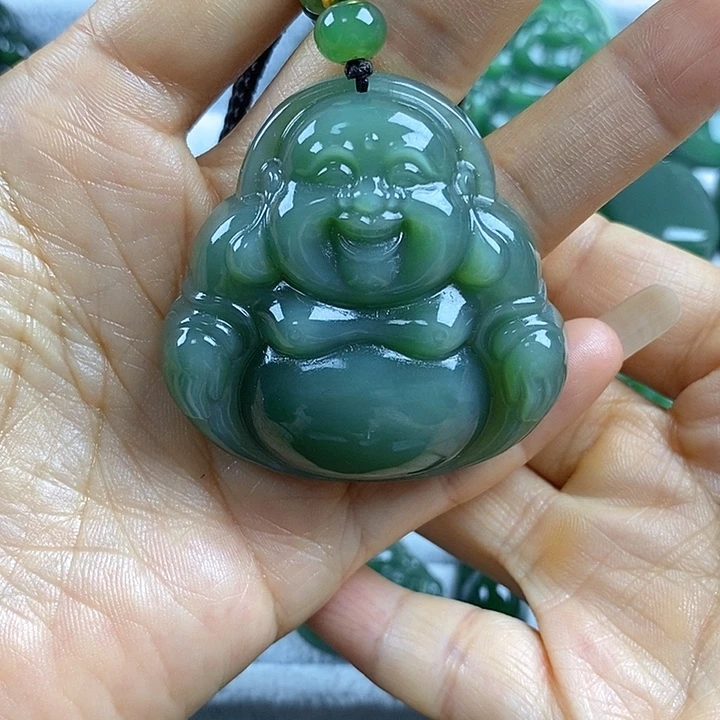 吊坠(不含链)未镶嵌和田玉（碧玉）49