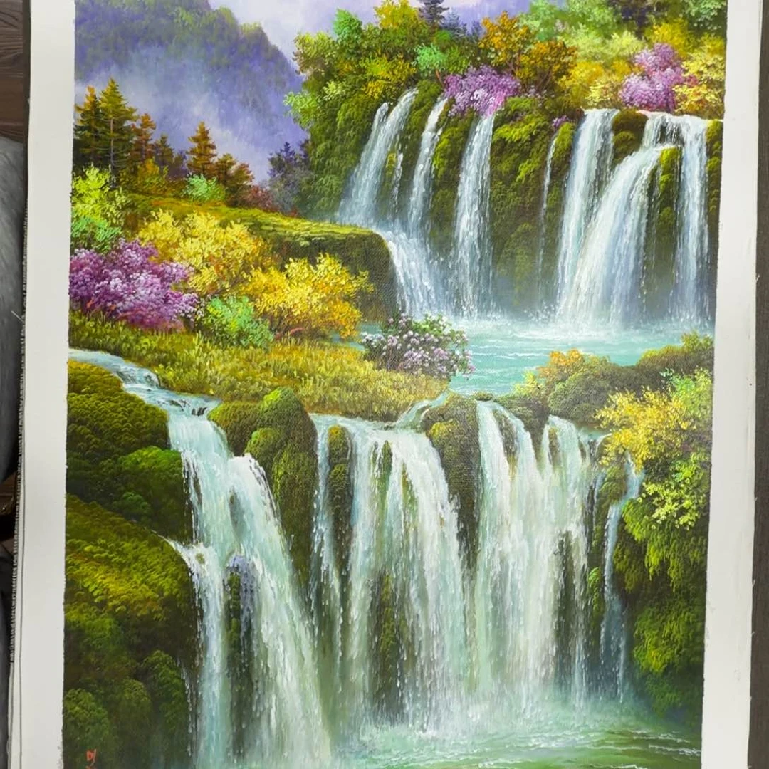 油画加油加油努力加油努力