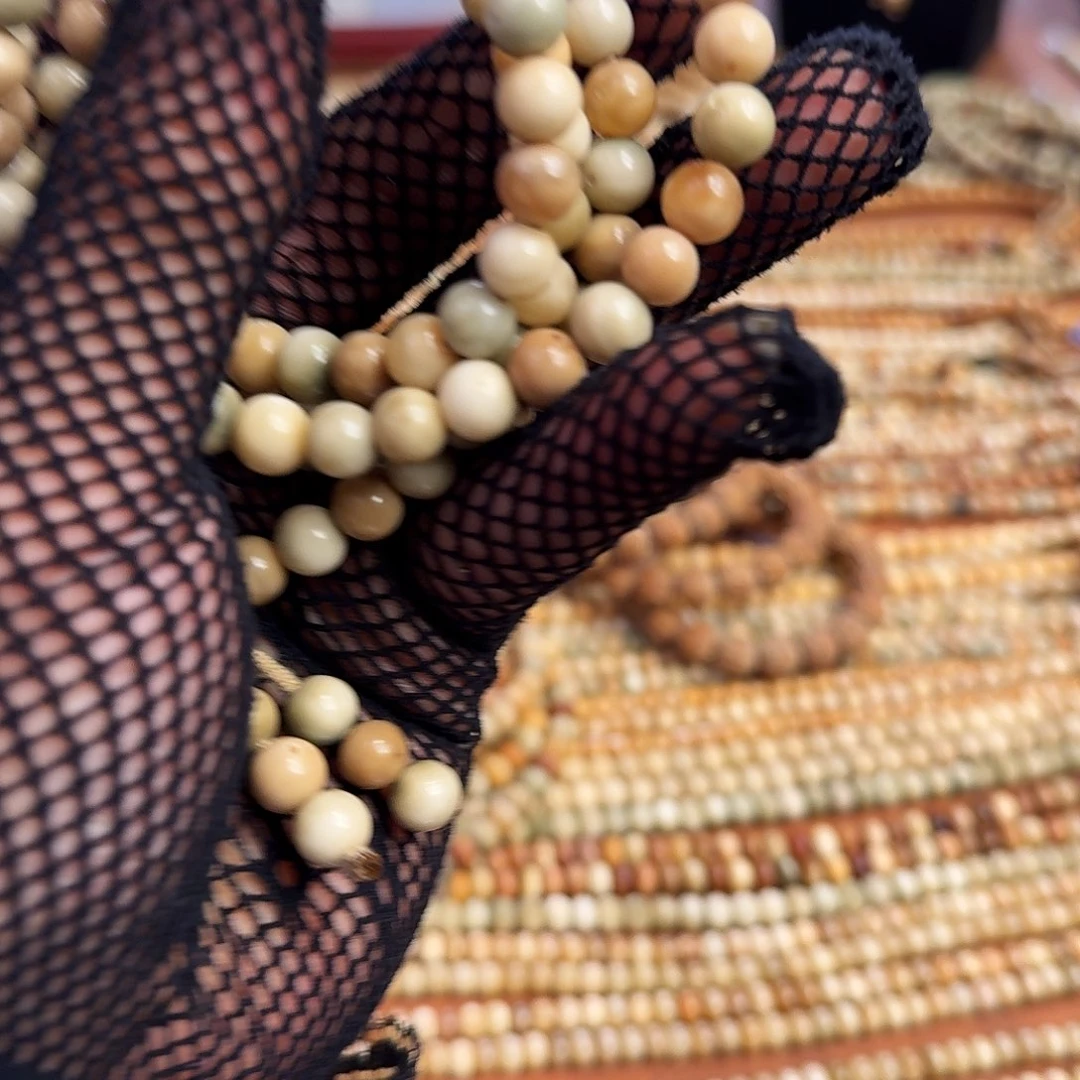 手串菩提根/象牙果龙脊菩提多宝圆珠垃圾