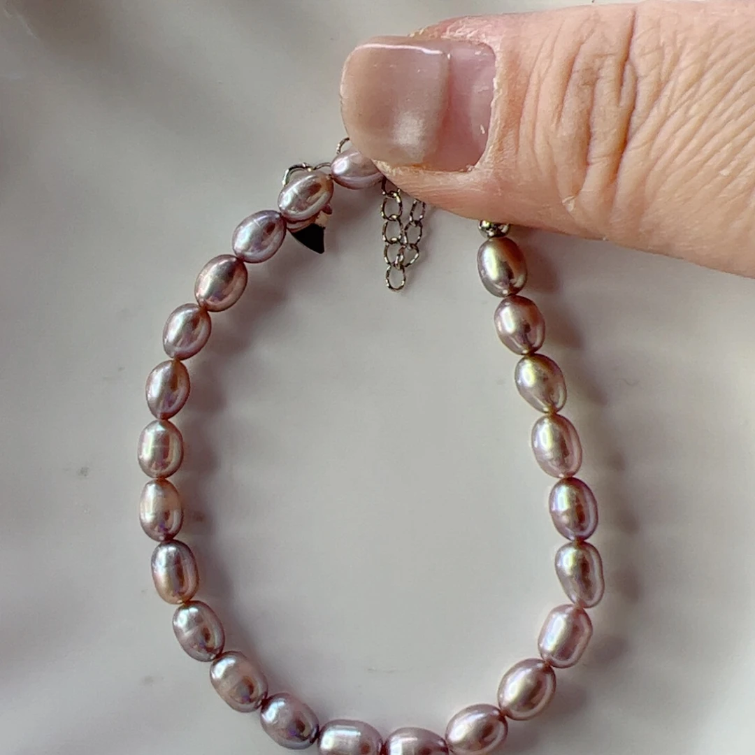 合金手绳淡水珍珠