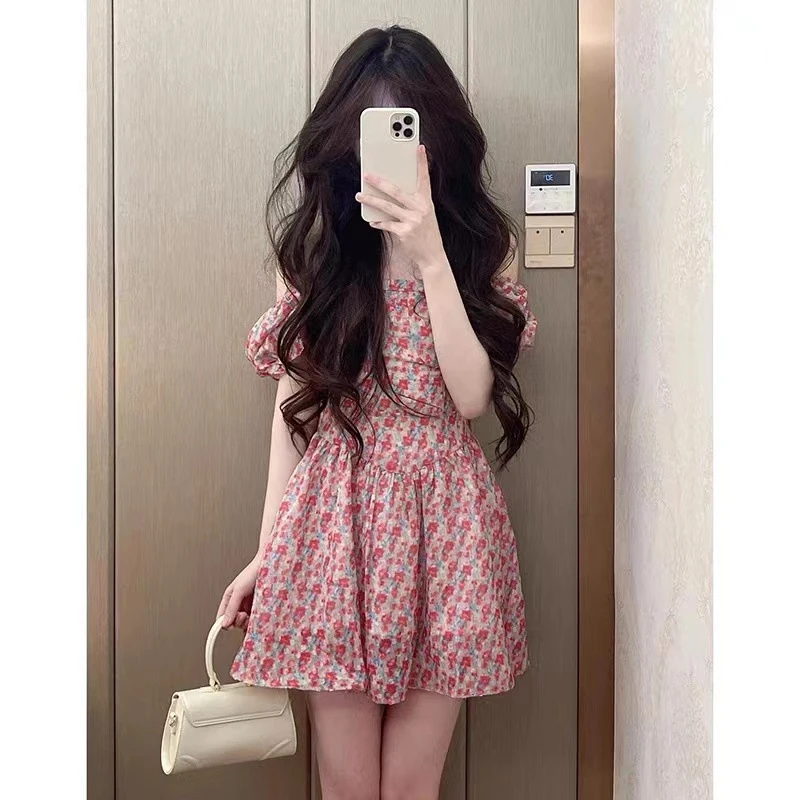 裙子连衣裙显瘦小个子气质改良款，下单前请海边薄设计师连衣裙