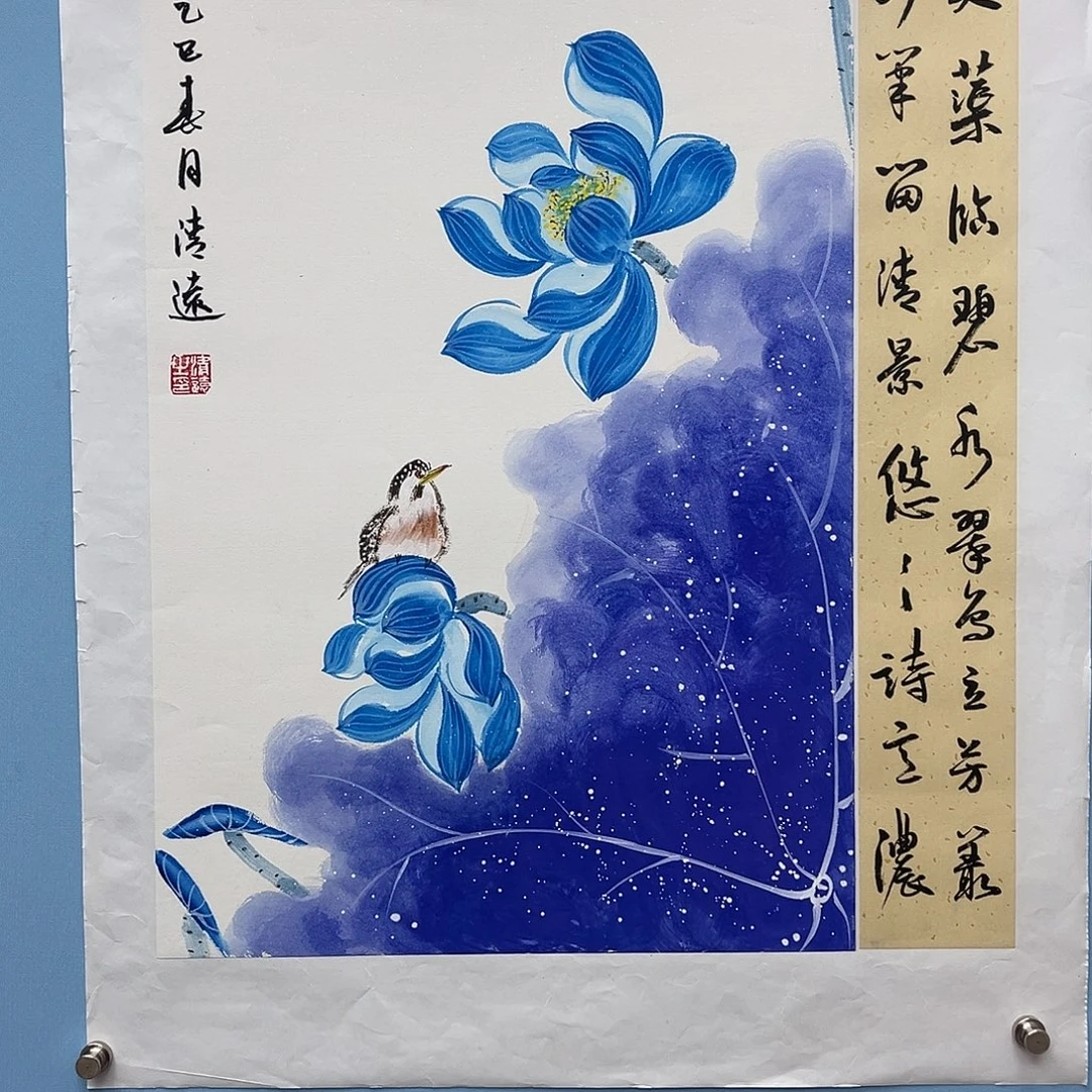 海***子国画青衿美术馆国画作品