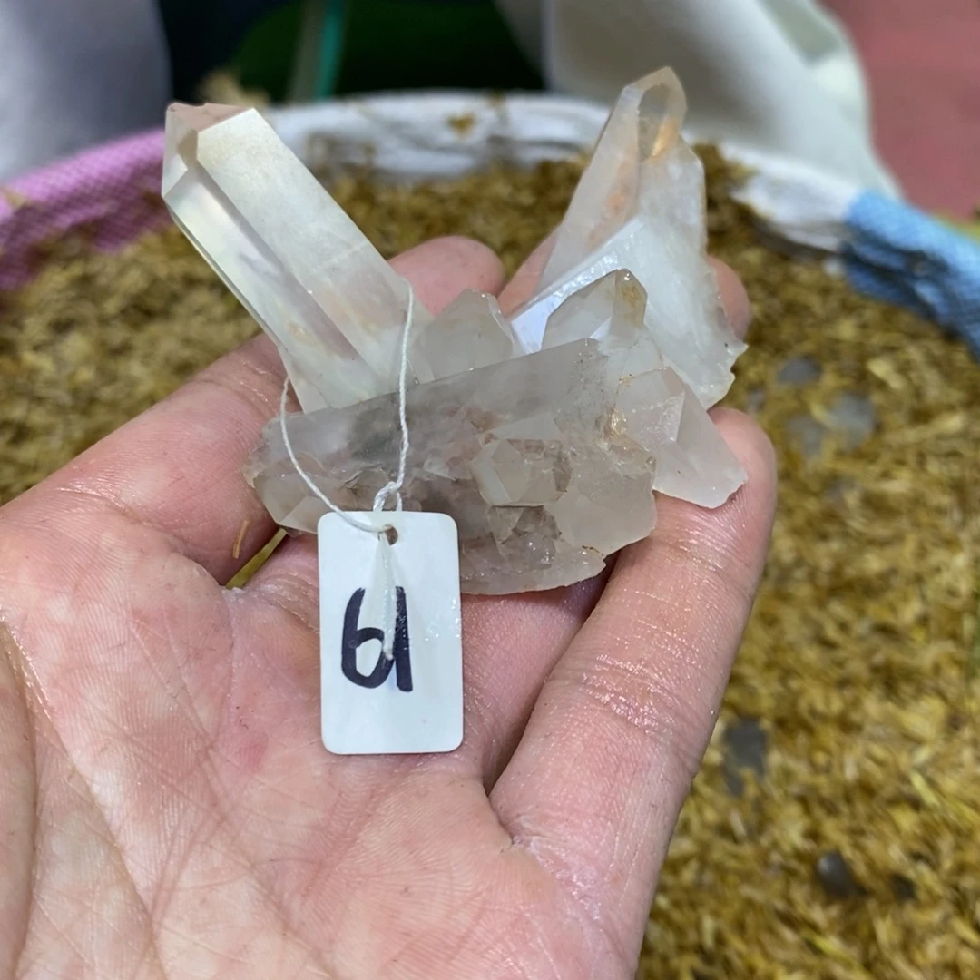 水晶水晶原石摆件未镶嵌焦****&