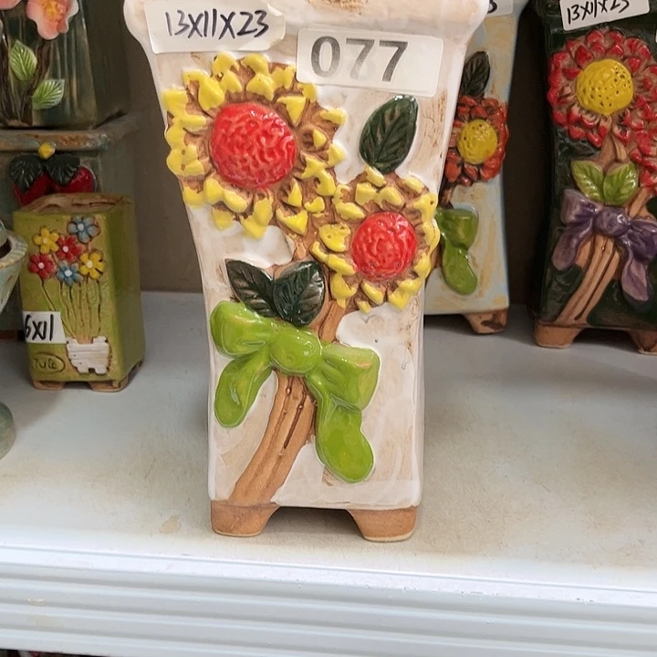 紫砂花盆粗陶材质多肉花盆