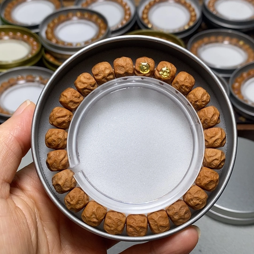 猴头核桃手串358号10➕18K双标观山无相全品