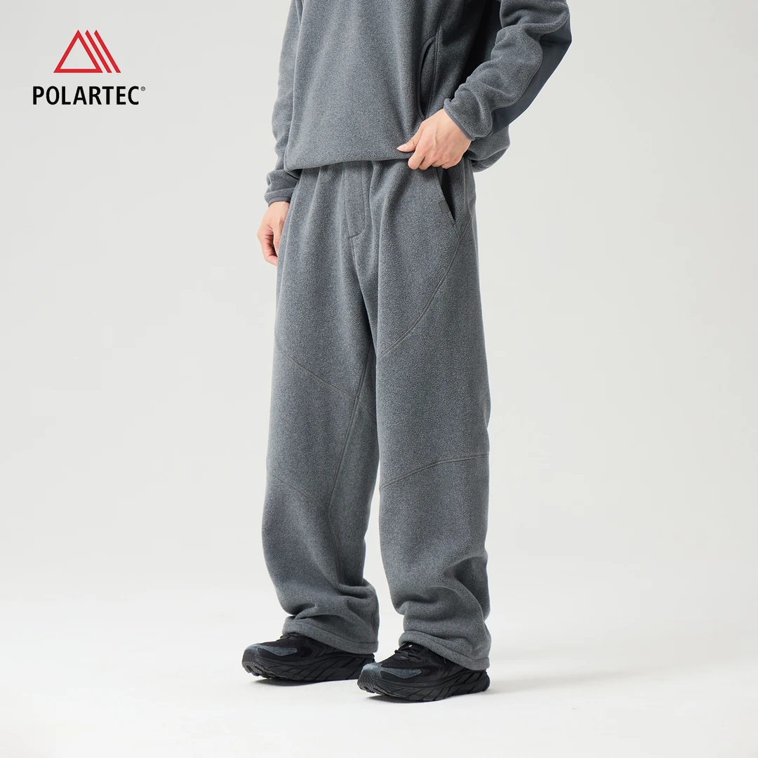 蓝岐Polartec 200 Series轻量抓绒POLACTEC户外运动保暖卫裤男