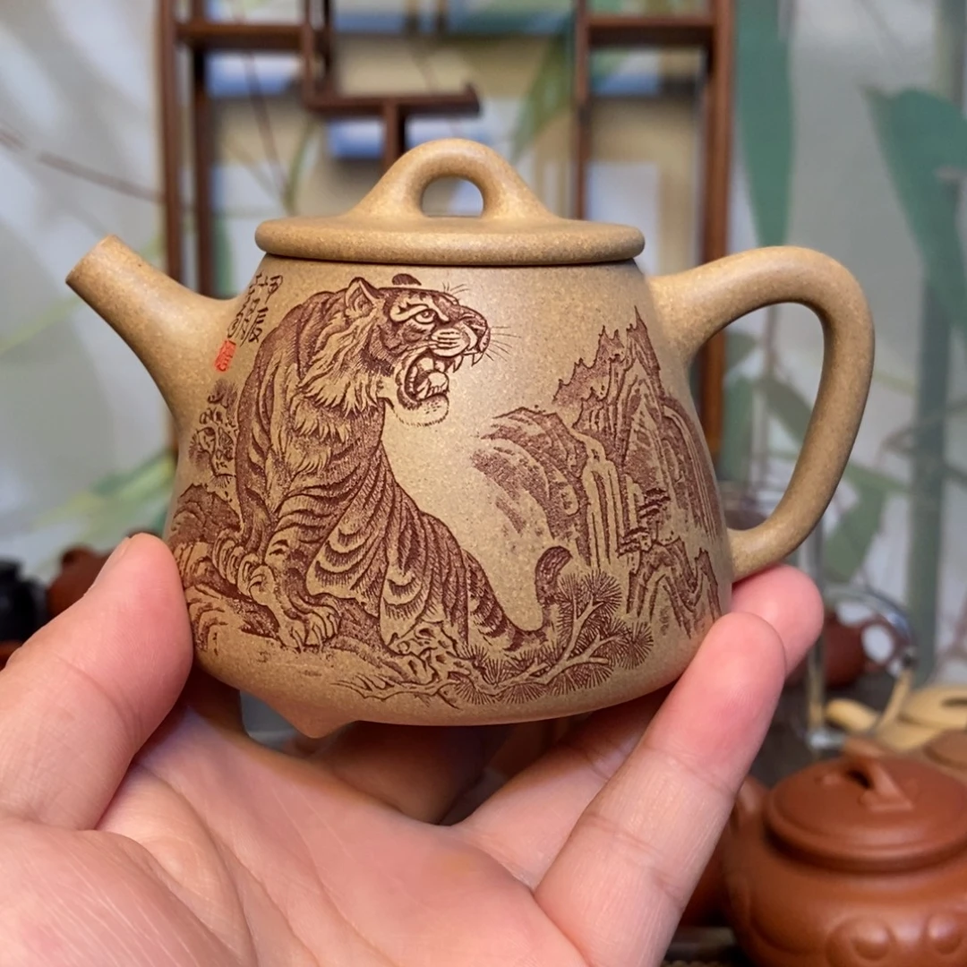 茶壶紫砂杨喜雨上山虎
