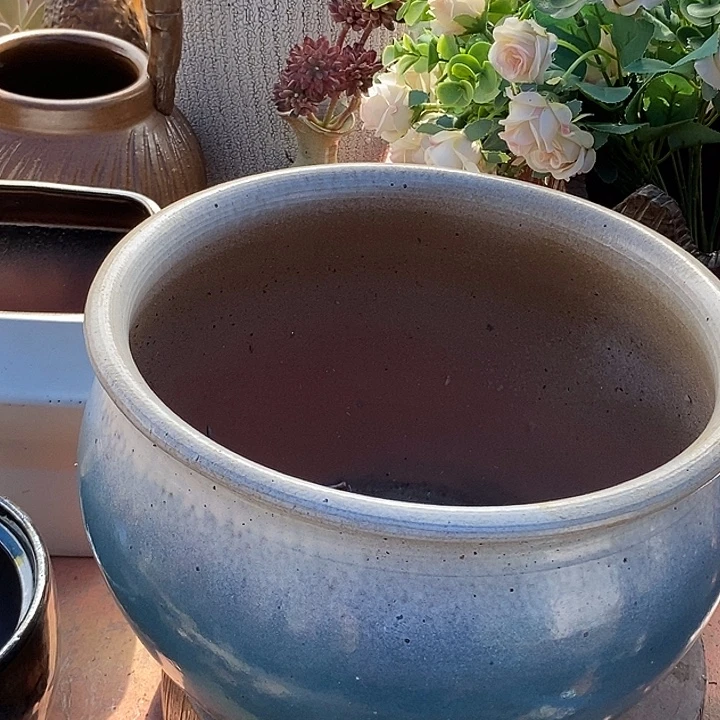 紫砂花盆瑕疵27.19花盆