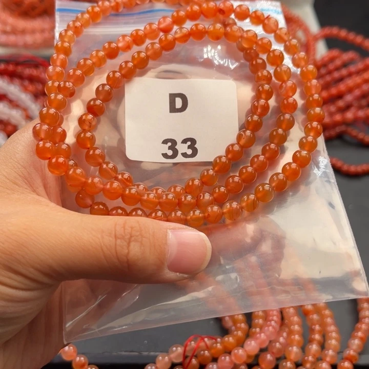 南红玛瑙未镶嵌多样性发货默认微瑕称重6mm