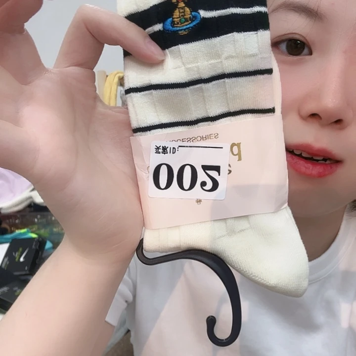 棉纶三醋酯纤维多太后袜子002