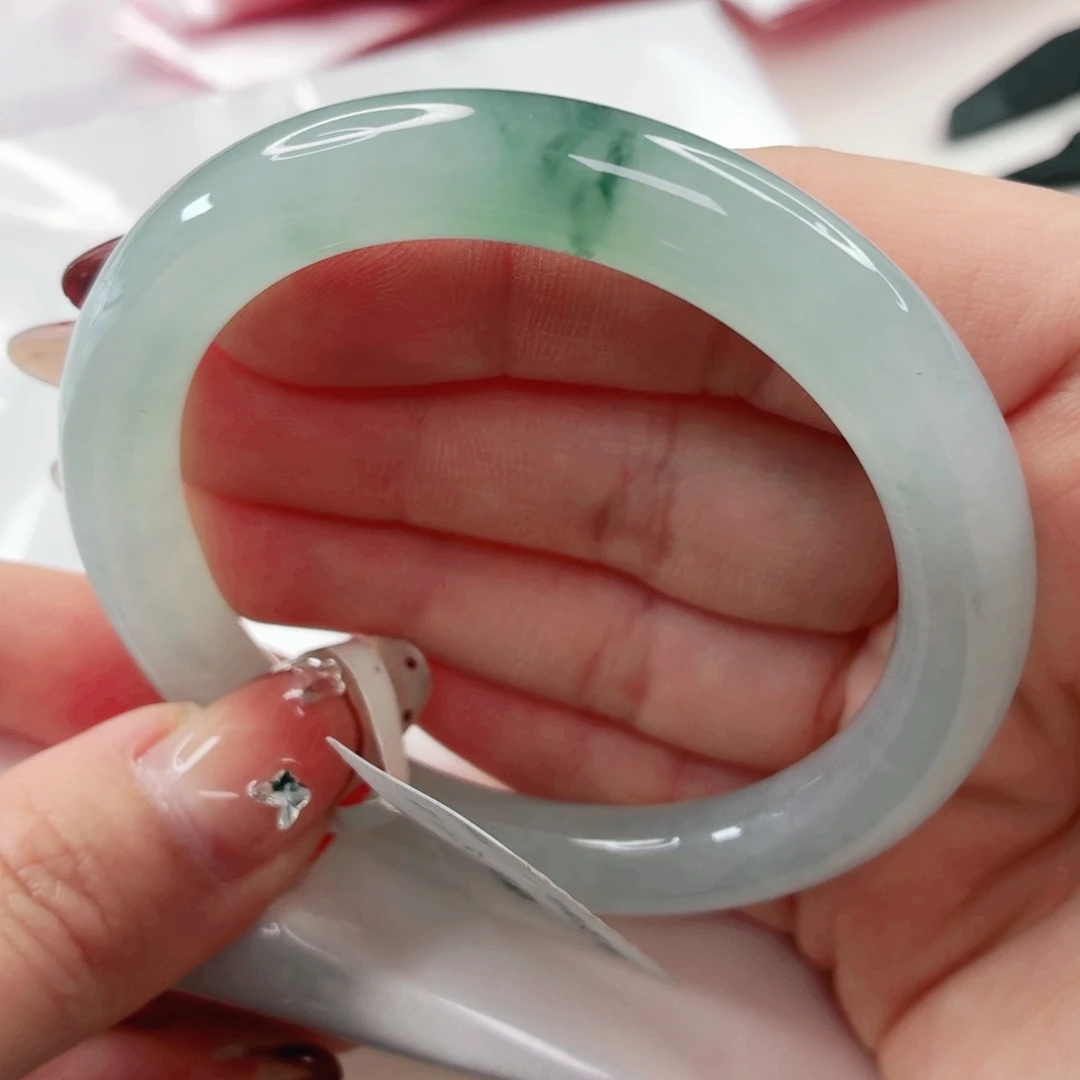 翡翠未镶嵌手镯54.2x461