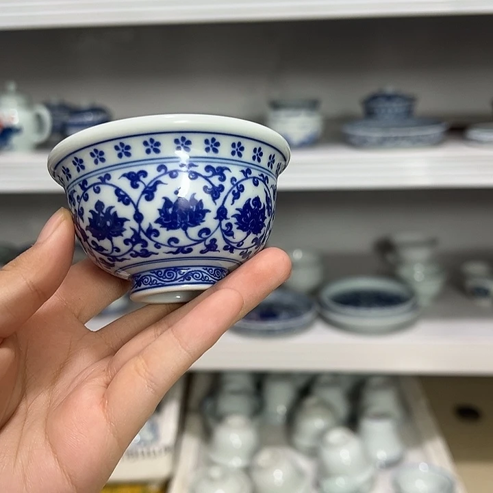 瓷其他缠枝莲小压手