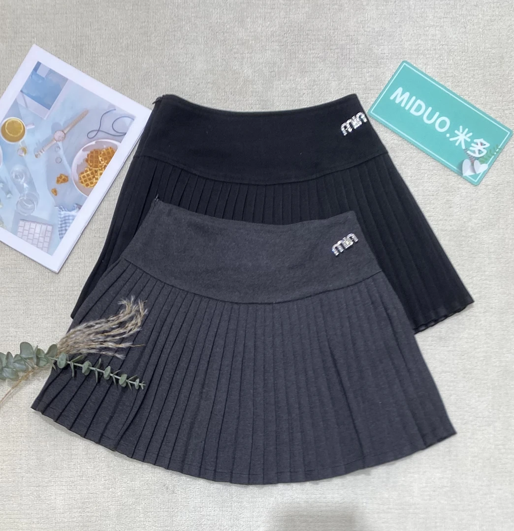【MIDUO米多】（6075百褶裙）女款秋季显瘦百搭百褶裙