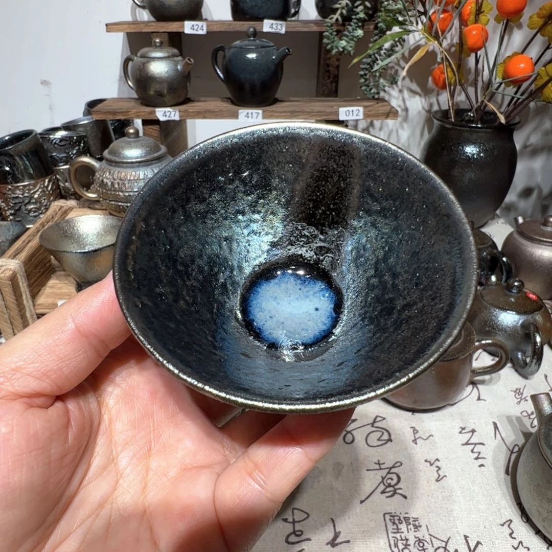 壶用****6建水紫陶紫泥柴烧杯