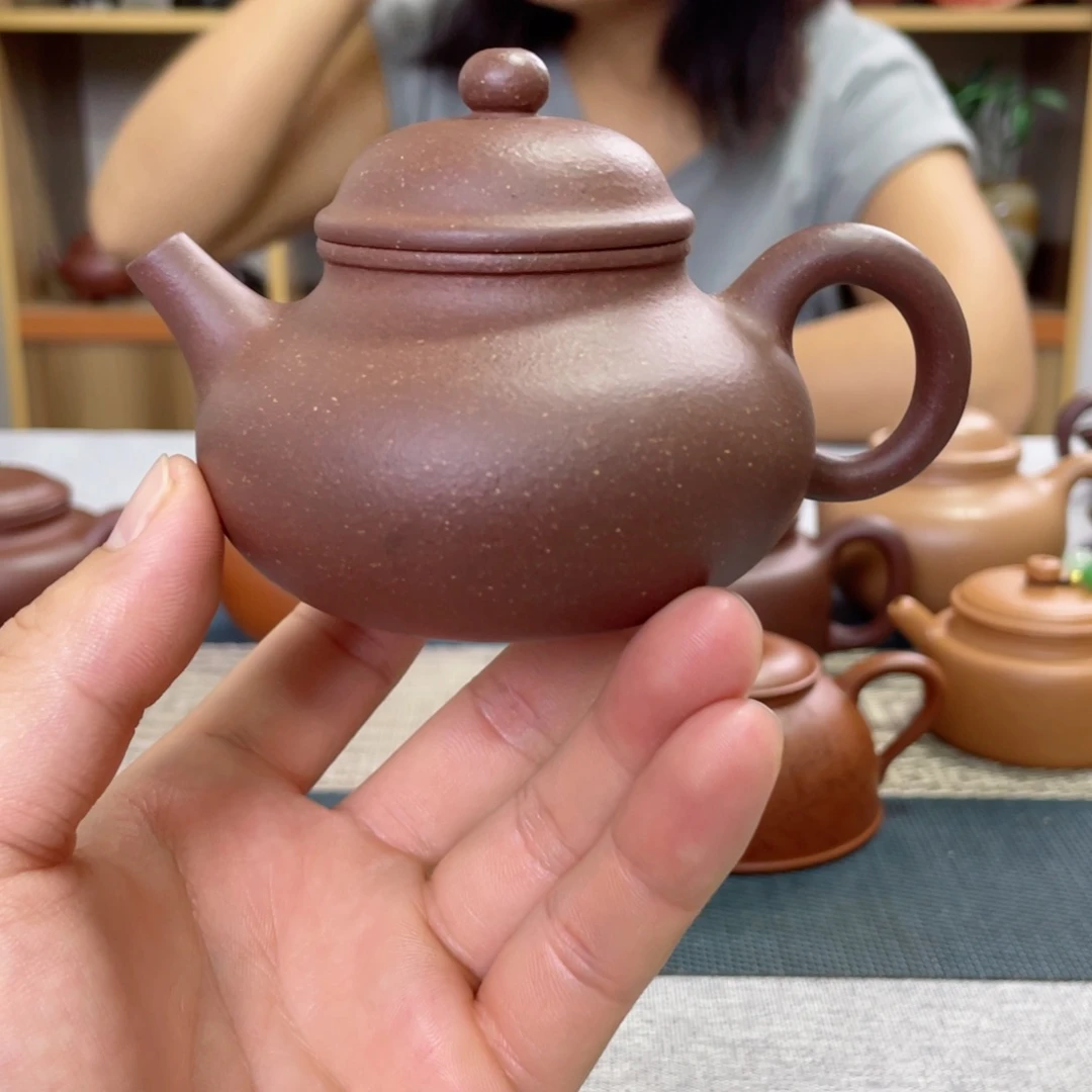 茶壶紫砂容天紫泥