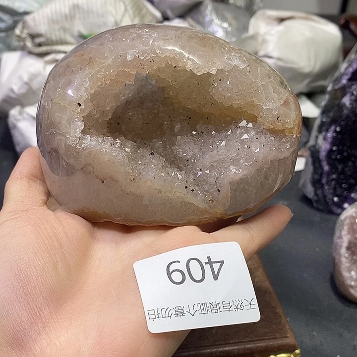 紫晶珠宝半成品未镶嵌