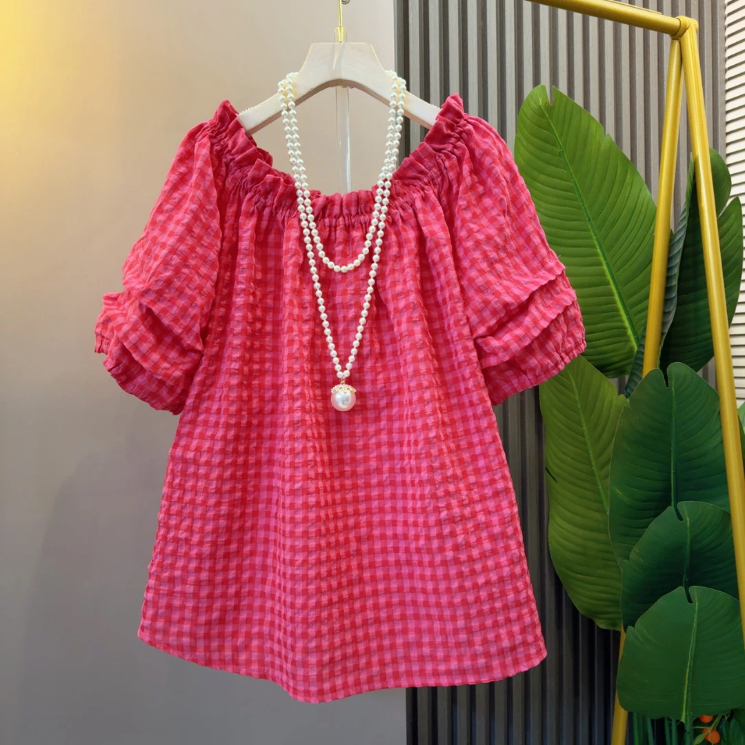 糖果色夏季新款洋气显白设计感气质时尚小衫衣长62左右百搭T恤