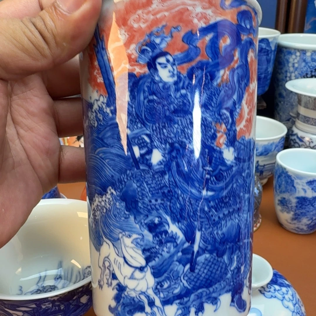 明***.杯子景德镇全手工手绘陶瓷