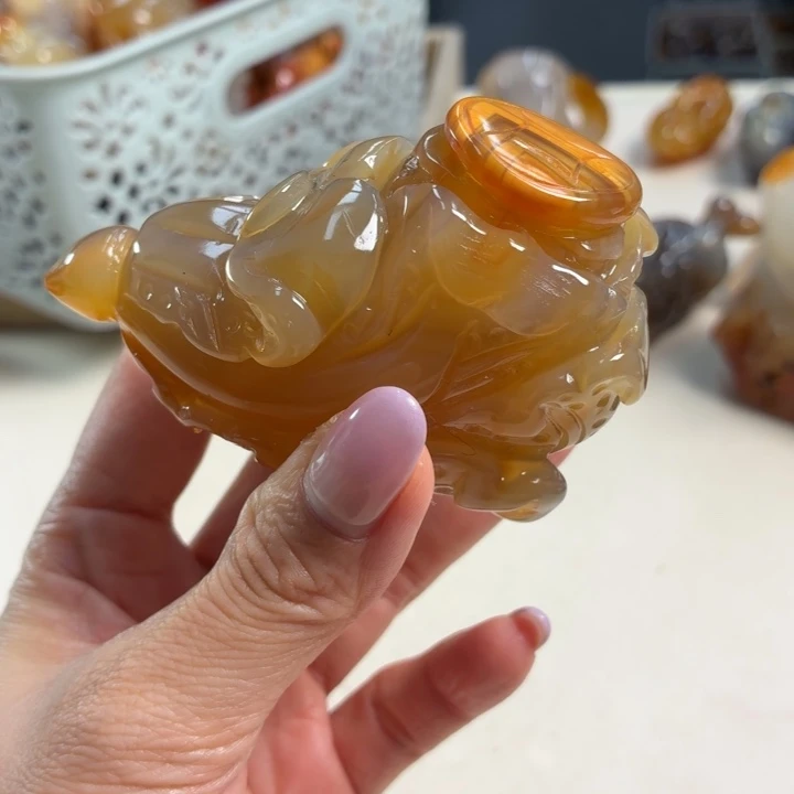 玛瑙/玉髓未镶嵌吊坠(不含链)