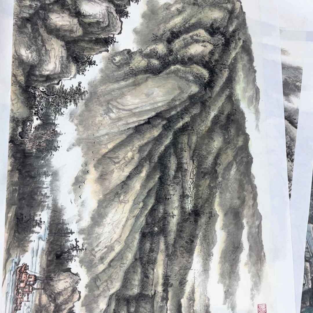 山***叔国画绘画作品多次参加全国