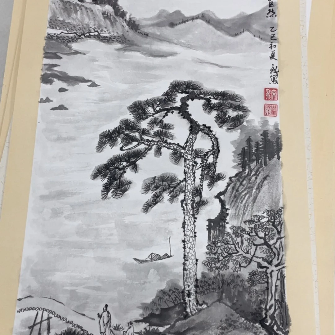国画宋飞老师绘画