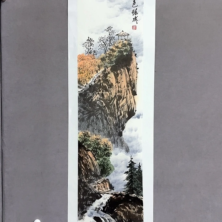 国画亲笔手绘放心去藏