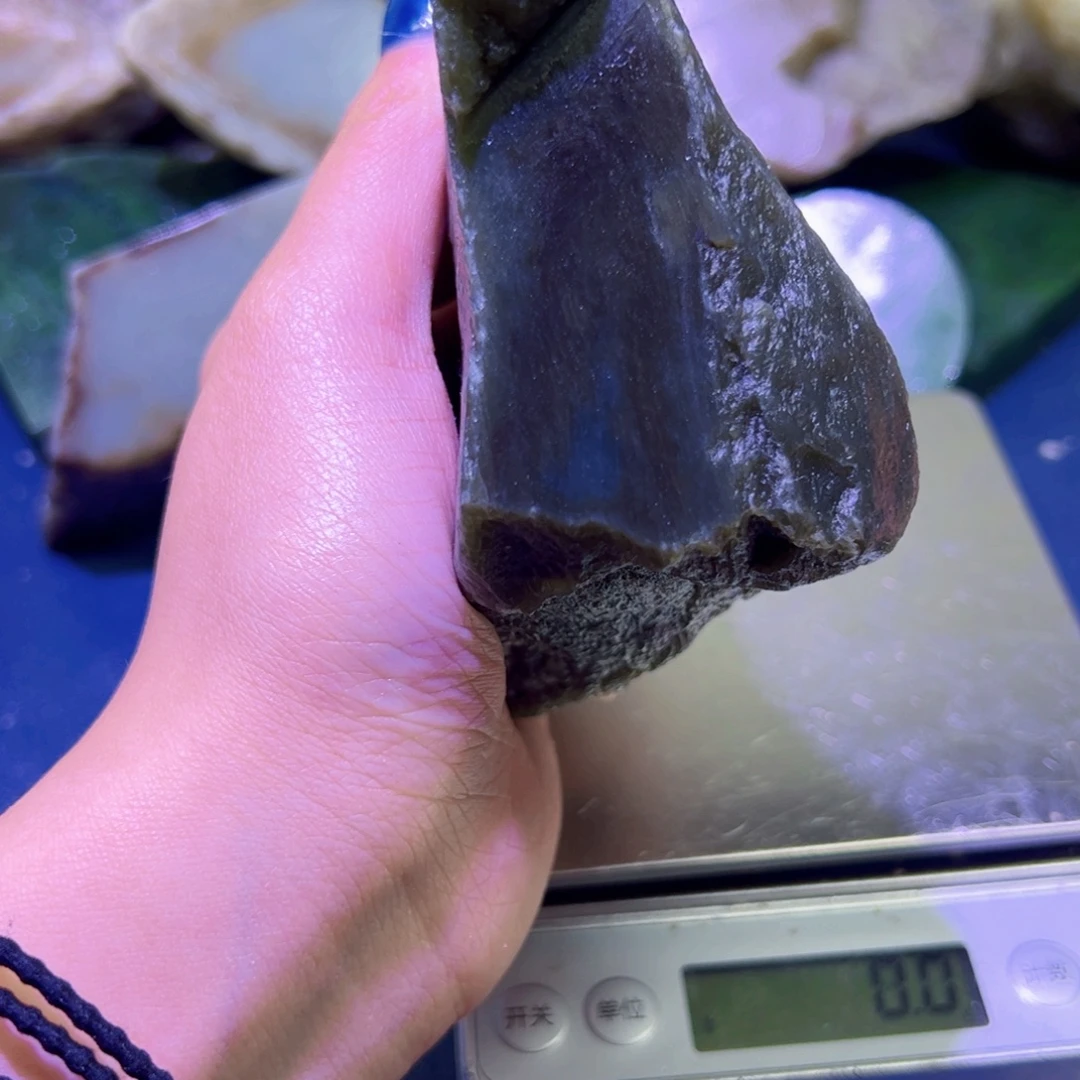 银S925镶嵌和田玉（糖玉）珠宝半成品