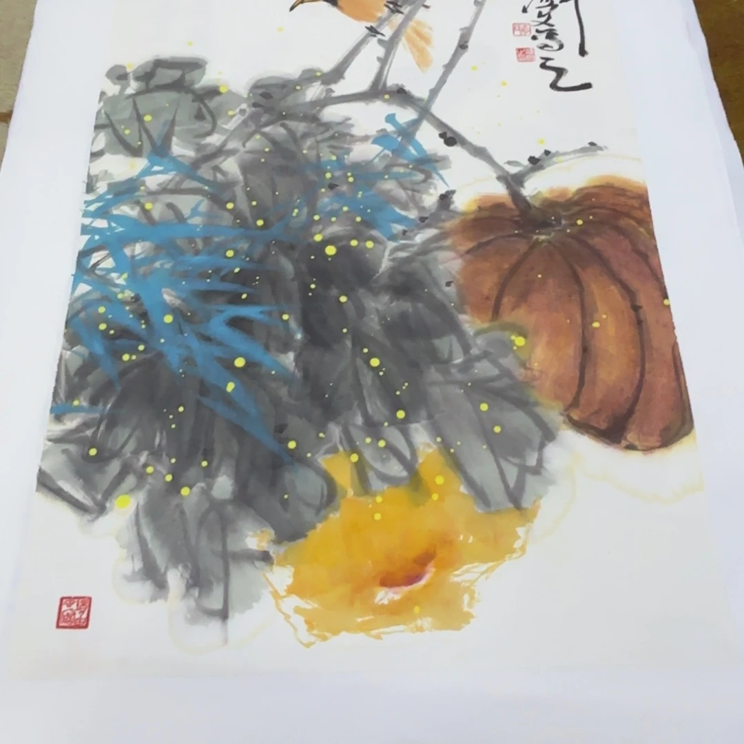 国画国画李海文老师作品刘