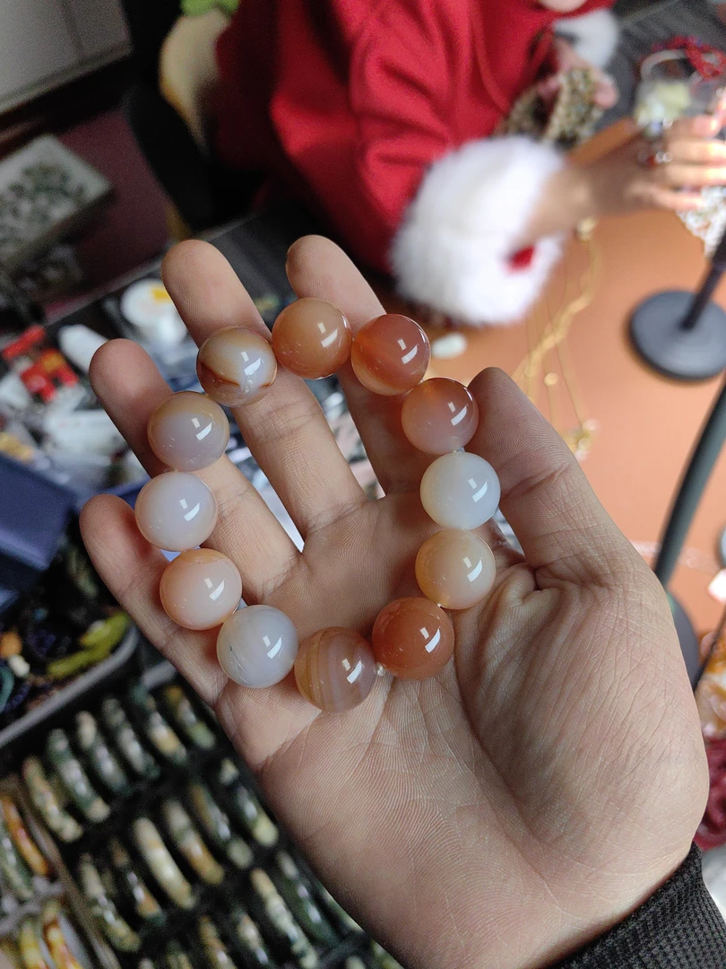 盐源玛瑙手串手工时尚百搭