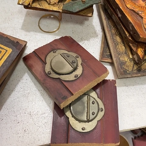 香榧木b****鸟2个孤品木雕25