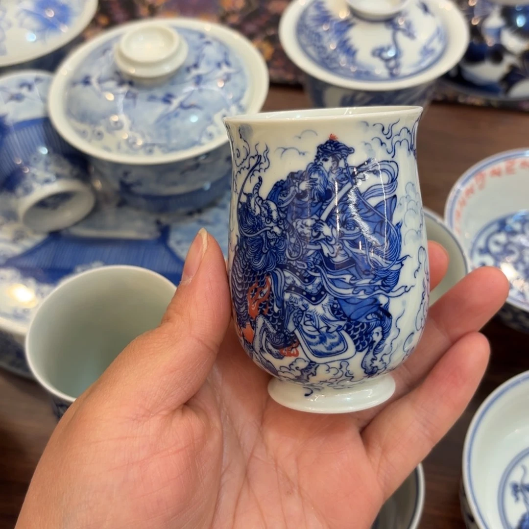闻太师青花闻香杯