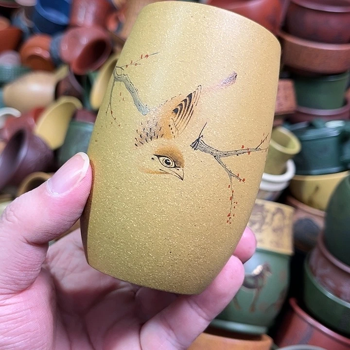 紫砂茶杯全手工紫砂主人杯